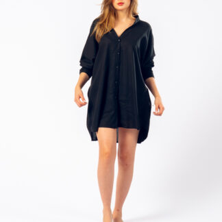 Eureka Linen Shirt Black