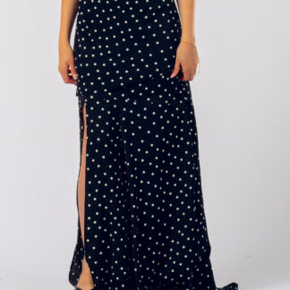Paros Skirt Polka Dots Black