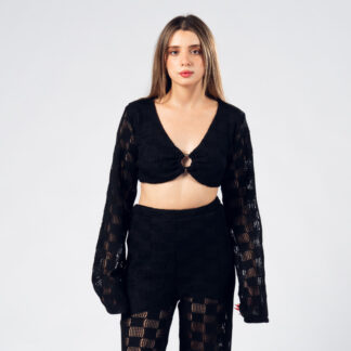 Sunset Top Black