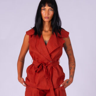 Fall Vest Camel